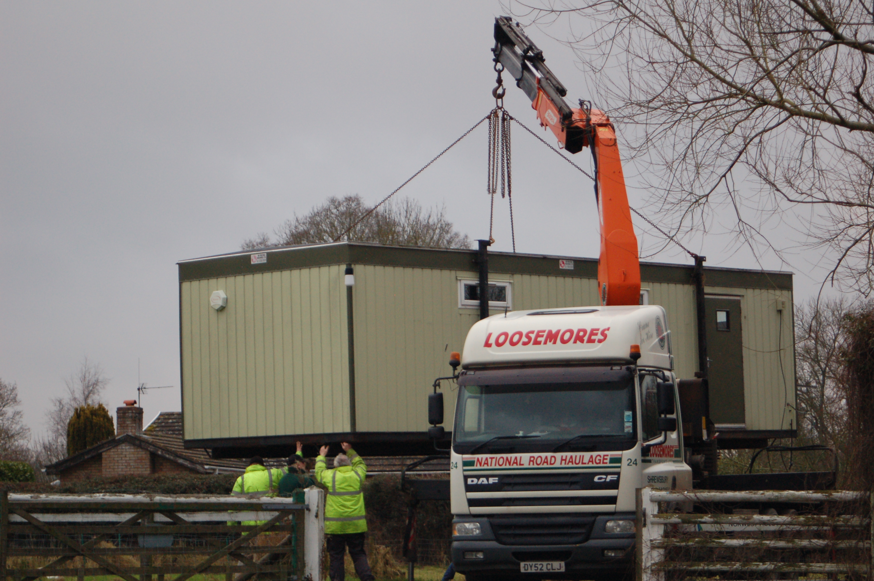 The original Potakabin being unloaded